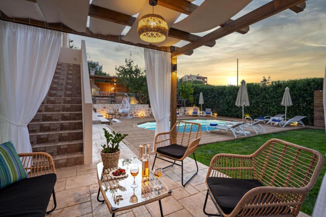 Villa Ellovos With Private Pool Rethymno  Екстер'єр фото